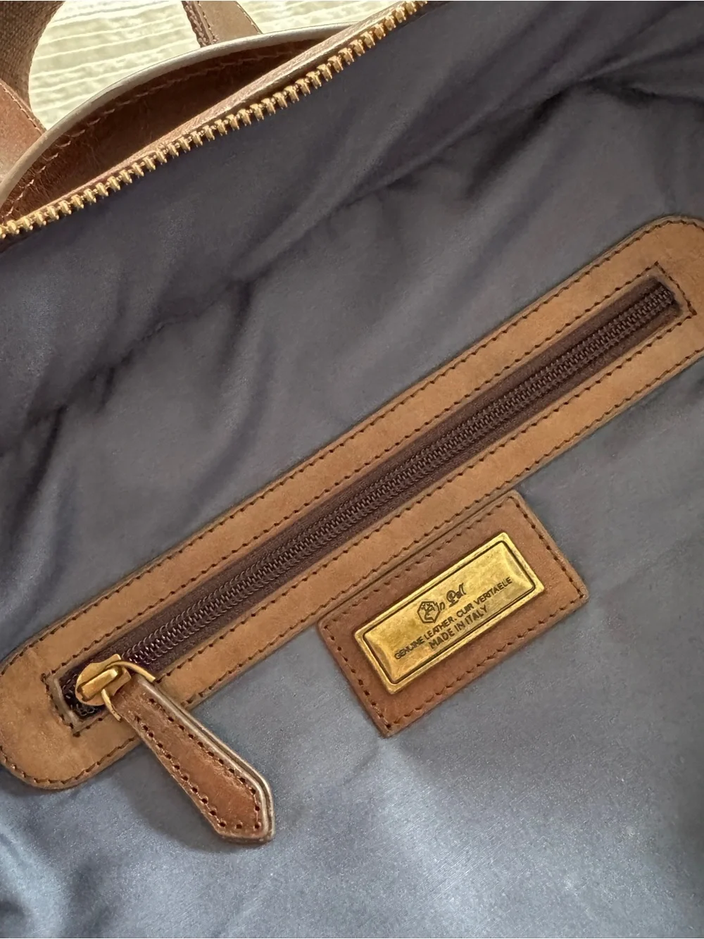Genuine Italian Leather Backpack UNISEX NWT